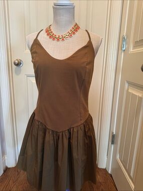 NWT Express Spaghetti Strap Drop-Waist Dress